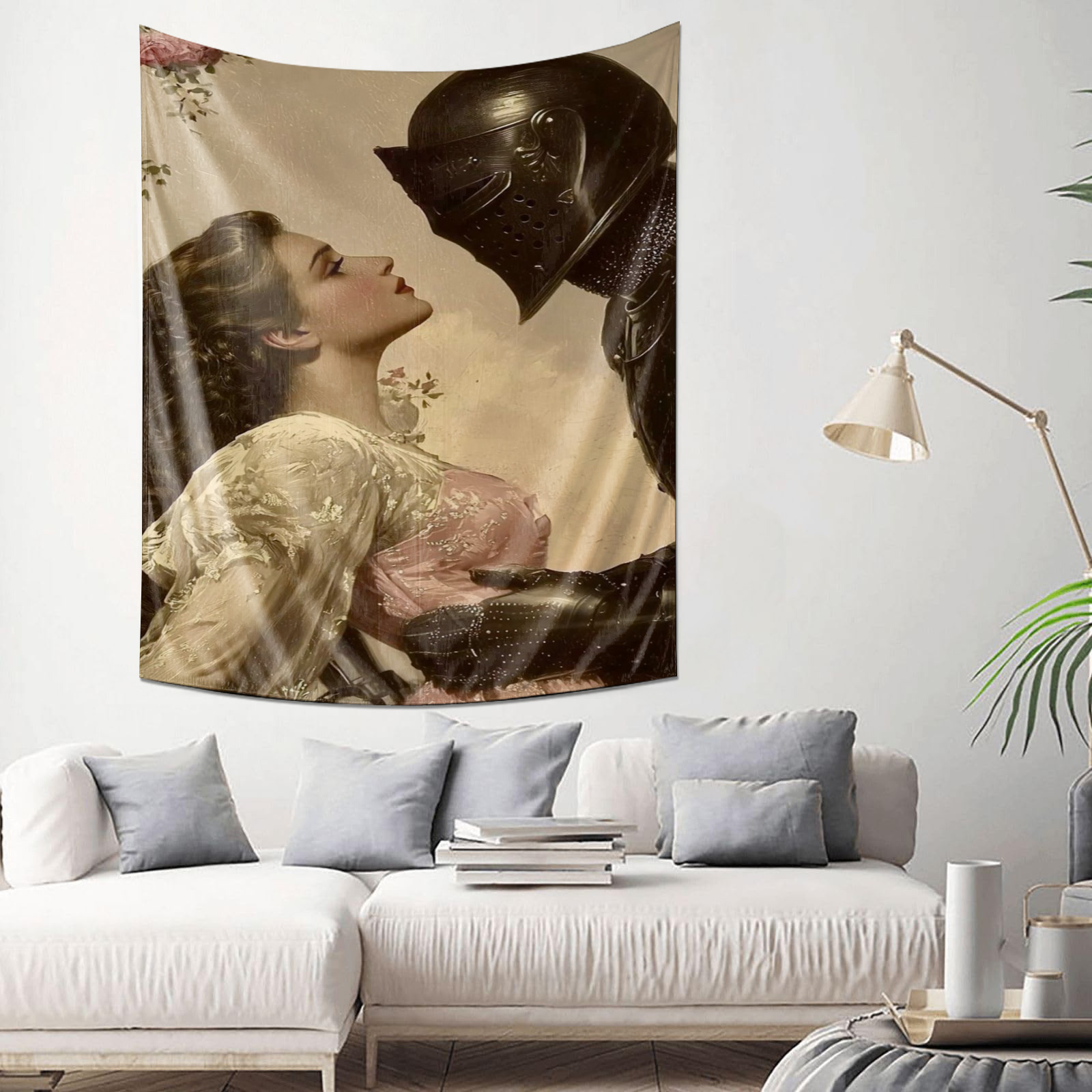 Elegant Knight and Lady Tapest - Home Decor Medieval reseña y precio