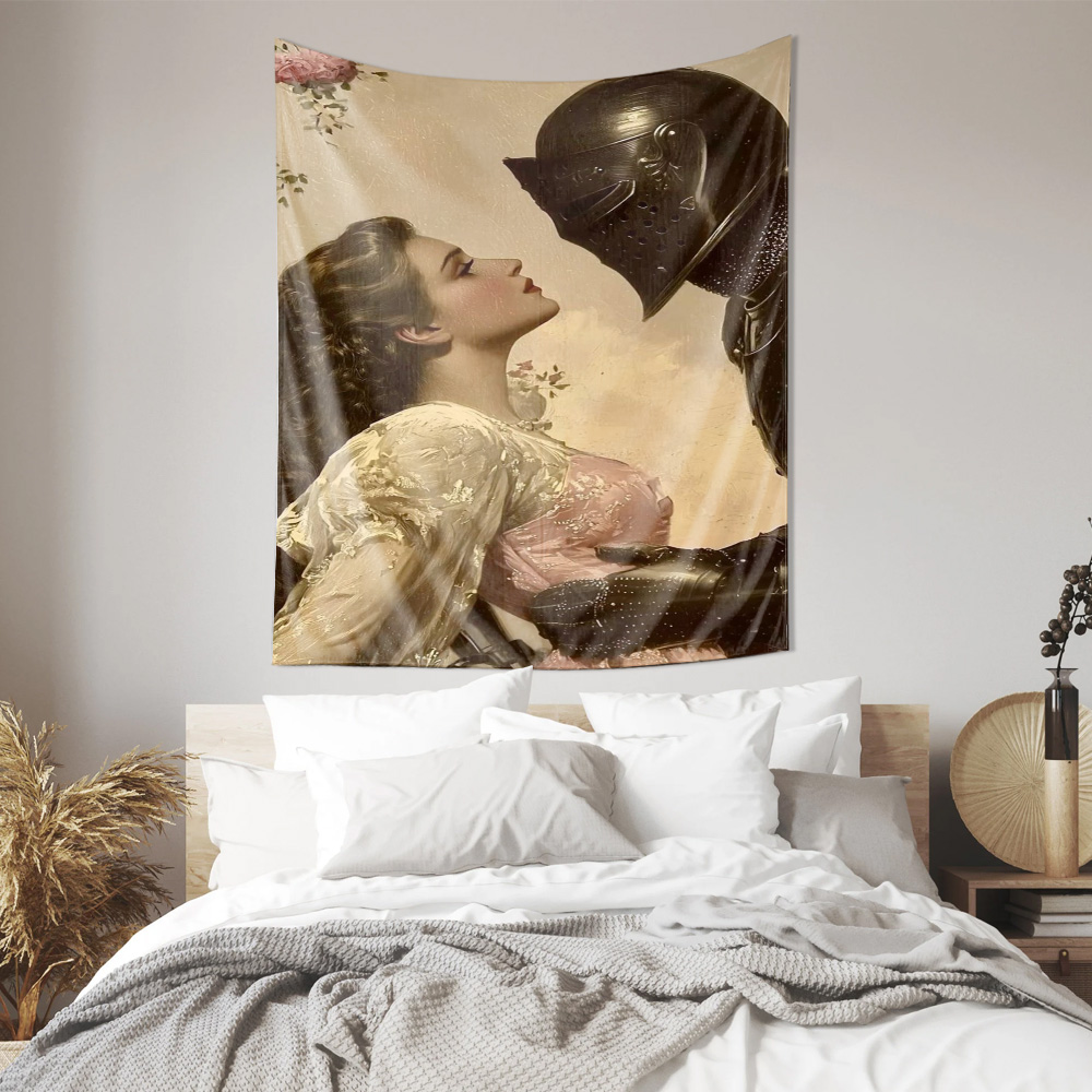 Elegant Knight and Lady Tapest - Home Decor Medieval reseña y precio