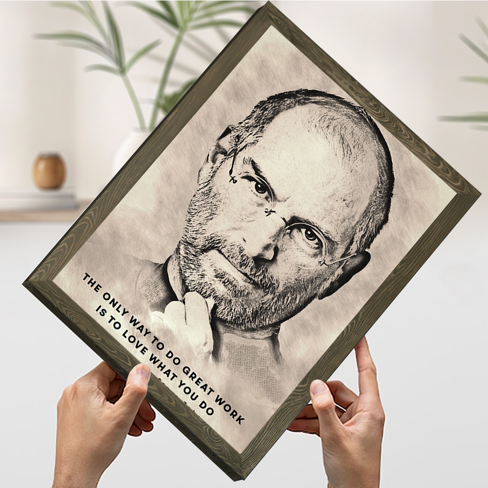 Steve Jobs Famous Quotes Print - Home Decor Jobs reseña y precio