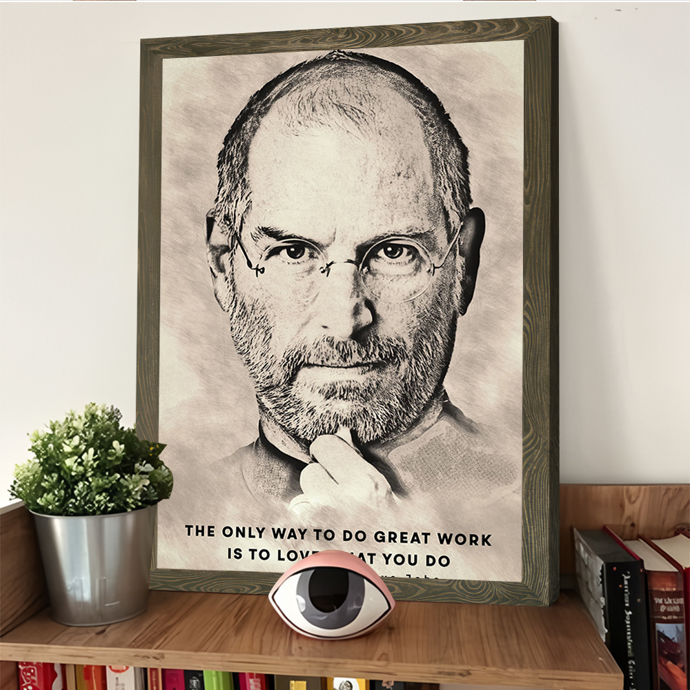 Steve Jobs Famous Quotes Print - Home Decor Jobs reseña y precio