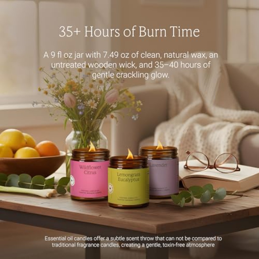 Spring home decor candle with  - Home Decor Essentials reseña y precio